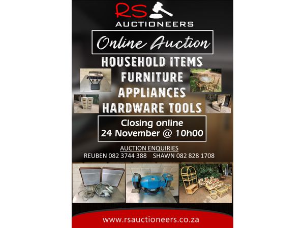 Furniture & Loose Items Online Auction 18-24 NOV